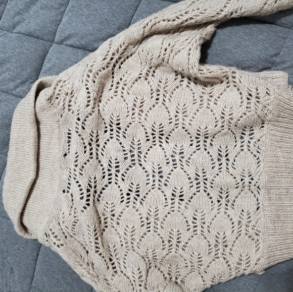 Free people wool cable knit sweater cardigan - Picture 7 of 8